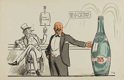 乔治·古尔萨特（Georges Goursat）（SEM）的《香槟桌上的水》（Champagne de Table Waters）更多限制》