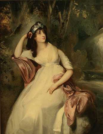 托马斯·劳伦斯爵士的《莎莉·西顿肖像》（1775-1803）