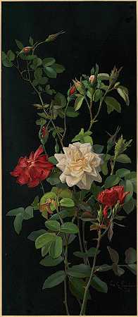 乔治·科克兰·兰丁的《玫瑰与芽》
