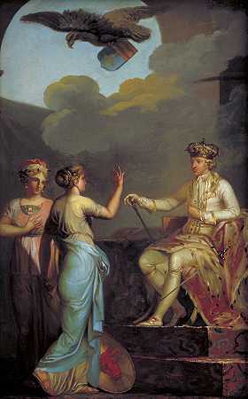 “克里斯蒂安七世于1773年将公爵与荷尔斯泰因王室结合在一起