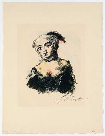 Lovis Corinth的《Margravine von Bayreuth肖像》