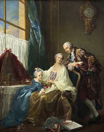 弗朗索瓦·休伯特·杜洛艾的《家庭肖像》