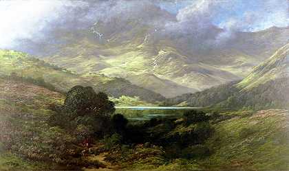 古斯塔夫·多雷的《苏格兰高地》
