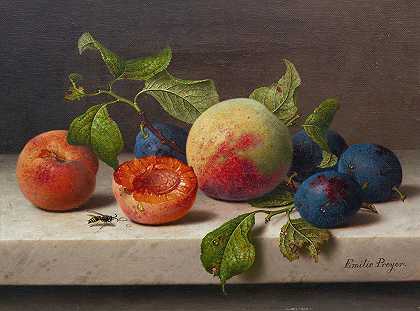 艾米莉·普雷耶的《水果静物》