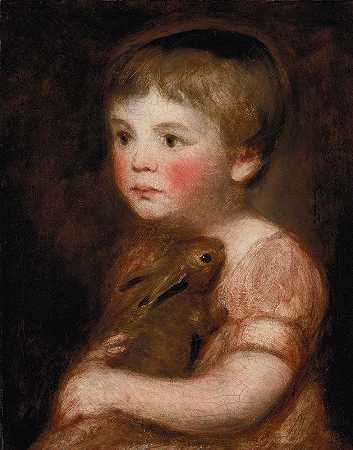 约翰·康斯特布尔的《刘易斯小姐和兔子》