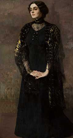 卡齐米尔兹·斯塔布罗夫斯基的《女人的肖像》