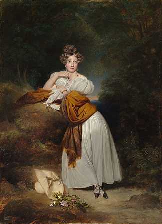 “苏菲·吉列梅特，巴登大公爵夫人（1801-1865），弗朗茨·泽弗·温特哈尔特著