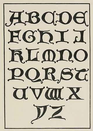Frank Chouteau Brown的《Uncial Gothic Capitals》
