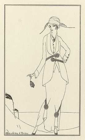 《巴黎时装与时尚杂志》，1914年，第167期，作者：Gaudray Anjou
