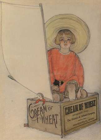 弗洛伦斯·怀曼的“海盗，奶油小麦广告”