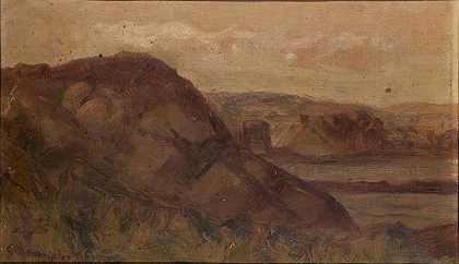 爱德华·米切尔·班尼斯特的《无题（岩石风景）》