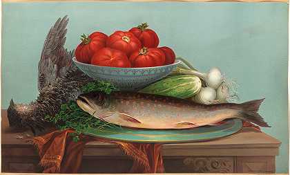 罗伯特·威尔基的《鳟鱼、Grouse、番茄》