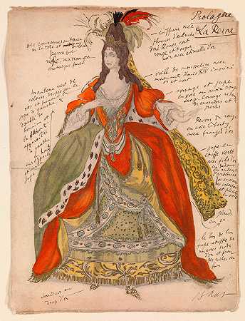 Léon Bakst的《睡美人》女王服装设计