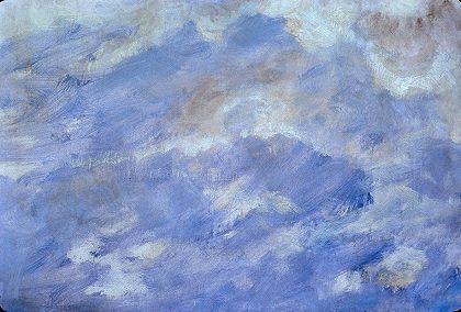 阿尔伯特·比尔斯塔特的《蓝天的云研究》