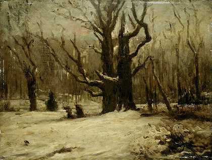 古斯塔夫·库尔贝的《冬季风景》