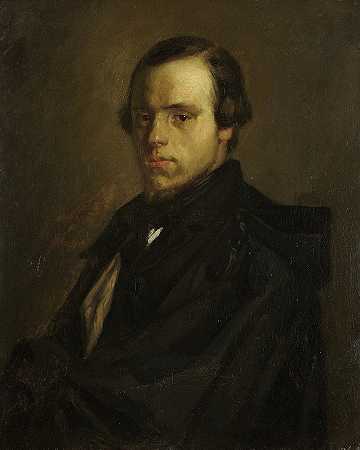 让-弗朗索瓦·米勒（Jean-François Millet）的《艺术家的弟媳考图瓦先生的肖像》