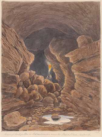 查尔斯·汉密尔顿·史密斯的《冰岛苏尔谢利尔或强盗洞穴》