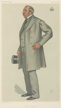 《名利场政客三个太子》，《艾尔斯伯里侯爵》，1880年10月9日，作者：Théobald Chartran