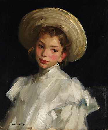 罗伯特·亨利的《白衣荷兰女孩》