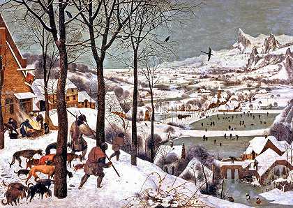 《雪地猎人（冬季）》，作者：彼得·布鲁格尔