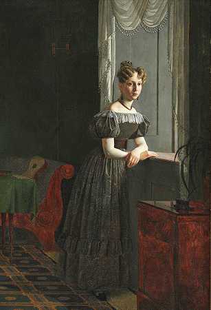 “艺术家的姐姐康拉丁·科布克的肖像（1830年），克里斯滕·科布科