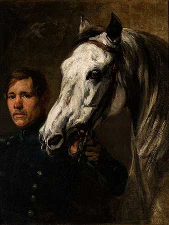 彼得·米夏·奥夫斯基的《马夫牵着新娘的马》