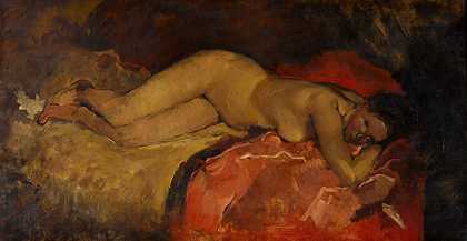 乔治·亨德里克·布莱特纳的《裸体躺卧》