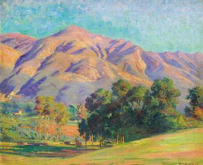 阿瑟·默顿·哈扎德的《加州风景》