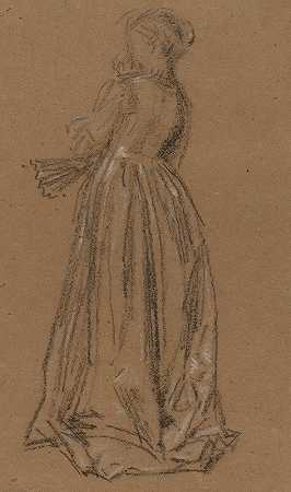 詹姆斯·阿博特·麦克尼尔·惠斯勒的《带风扇的女人》