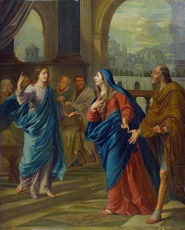 “玛丽和约瑟夫在圣殿里无名氏找到十二岁的耶稣