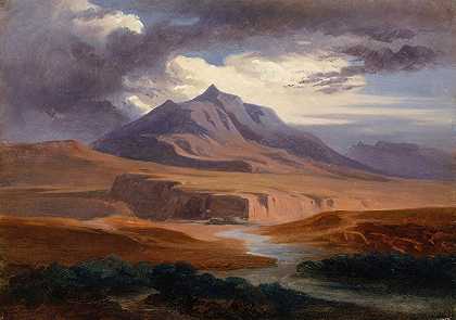 约翰·雅各布·弗雷的《罗马坎帕尼亚的山脉》