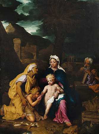 《圣伊丽莎白的神圣家庭与婴儿约翰施洗者》（The Holy Family With Saint Elisabeth And The Infant John The Baptist）