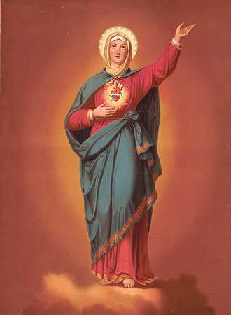 乔斯·胡佛（Jos Hoover）的“带心徽的圣母玛利亚”