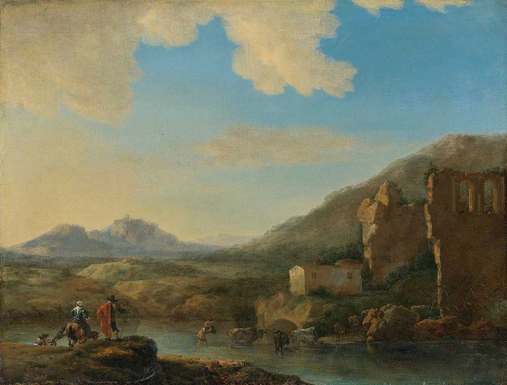 Jan Asselijn的《山地风景》
