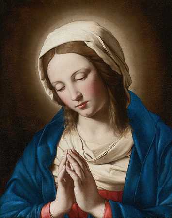 乔瓦尼·巴蒂斯塔·萨尔维·达·萨索费拉托的《祈祷时的麦当娜》