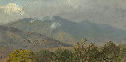 弗雷德里克·埃德温·丘奇的《山地风景V》