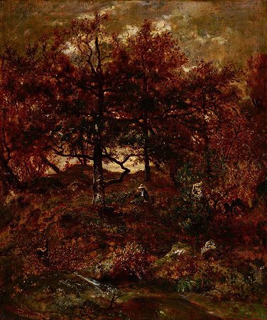 《枫丹白露森林，巴黎圣让的秋天》（泰奥多尔·卢梭）