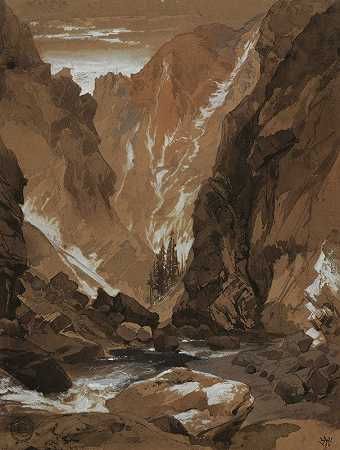 托马斯·莫兰的《科罗拉多州托尔特克峡谷》