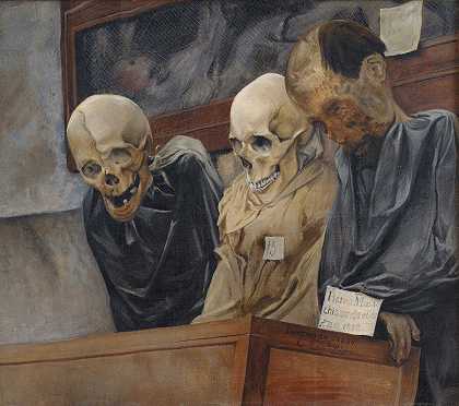 《洛杉矶戒指》巴勒莫卡普奇尼修道院的三个头骨
