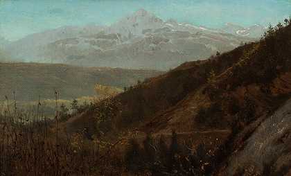 “Lawrence Alma Tadema的山地风景