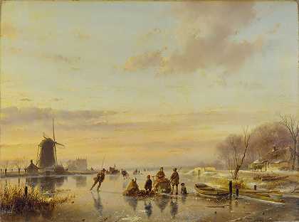 安德烈亚斯·谢尔富特《荷兰的冬天》