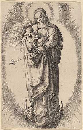 卢卡斯·范·莱登的《新月上的圣母与孩子》