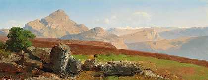 阿尔伯特·齐默尔曼的《山地风景》