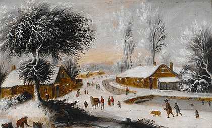 Gysbrecht Leytens的《冬季风景》