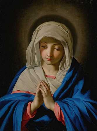 乔瓦尼·巴蒂斯塔·萨尔维·达·萨索费拉托《祈祷中的麦当娜》