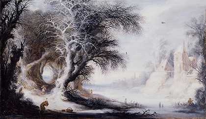 《冬季风景》作者：Gijsbrecht Leytens