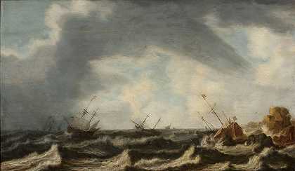 Willem van Diest的《海洋风景》