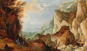 乔斯·德·蒙珀（Joos de Momper）的《多山风景与旅行者》