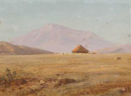 弗雷德里克·埃德温·丘奇的《厄瓜多尔，带小屋的高山高原》