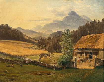 弗里德里希·卢斯《山中的夏季风景》